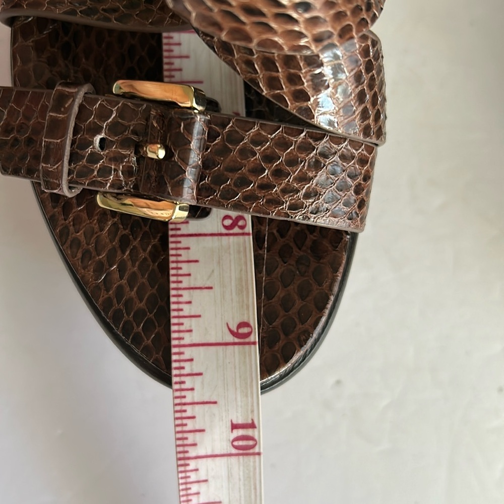 Michael Kors Collection Varick
Snake Print Wedge Sandals - Picture 16 of 17